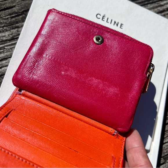 CÉLINE Colorblock Bifold Wallet - Picture 8 of 16